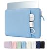 ProCase Custodia per 14 MacBook Pro M5-M1 - Blu Cielo | Imbottita, tasca frontale. Ideale per professionisti, studenti, viaggi. Compatibile con 14 Lenovo/HP/Acer/Asus.