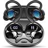 Kuizil 2026 Cuffie Bluetooth 5.4 Sport, Auricolari Bluetooth con 6D Bass Stereo,28 EQ+, 50 Ore Cuffie In Ear con Cancellazione Rumore ENC e 4 HD Mics, Cuffie Senza Fili HiFi con LED Display, IP7 Impermeabile
