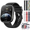 Hwagol Smartwatch Uomo Donna con 7 Cinturini, 1,83'' Orologio Smartwatch con Chiamate Bluetooth, Notifiche, Contapassi, Sonno, Cardiofrequenzimetro, SpO2, Smart Watch per Android iOS, Regali Compleanno