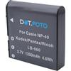 Dot.Foto NP-40, NP-40DBA, NP-40DCA Premium 3.7v / 1250mAh Batteria Ricaricabile per Casio EXILIM EX Z40 Z50 Z55 Z57 Z100 Z200 Z300 Z400 Z450 Z500 Z600 Z650 Z700 Z750 Z850 Z1000 Z1050 Z1080 Z1200