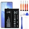 VUXYIT BLP825 - Batteria di ricambio compatibile con Oppo Reno5/Reno5 Pro/Reno5 Pro Plus/Reno6 Pro/Find X3 Neo 5G con kit di attrezzi di riparazione