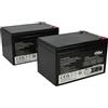 vhbw 2x batteria sostituisce APC AGM07, RBC52 per UPS (12000mAh, 12V, AGM)
