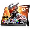 TECLAST V16H Monitor Portatile 16 Pollice 144Hz Gaming Monitor, 1920×1200 IPS FHD 100% sRGB Monitor con Supporto, Interfaccia VESA, HDMI/USB-C, compatibile con PC/Laptop/Mac/Telefono/PS5/Xbox/Switch