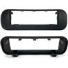 Tecmedia Mascherina Autoradio 1 DIN Compatibile con Fiat Panda III (312/319) 2012-2025 - Telaio Adattatore Plancia Auto, Colore Nero Opaco