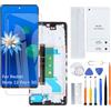 H&LYCYJ Display Schermo per Redmi Note 12 PRO+ Plus 5G TFT con Cornice | Wear toolkit，TFT LCD，Display HD，Sostituire lo schermo，Per i modelli:22101316UCP 22101316UG