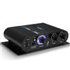 Pyle Amplificatore Audio Stereo 90W, 4-8Ω, Bluetooth Mini Compatto per Studio, Ingressi da 3,5 mm e 6,35 mm, Controlli Rotativi, 4 Terminali