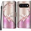 Salanheo Cover per Google Pixel 9 Pro XL / 10 Pro XL / 11 Pro XL, Rosa rosa | Portacarte, Chiusura Magnetica, Flip Case, Antiurto Custodia, Funzione Stand