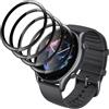Zhiihorr Pellicola Protettiva per Amazfit GTR 3 Pro 46mm Vetro Temperato, 3D Curva/Anti-graffio/HD [4 Pezzi PMMA Film Protettivo Composito] - Protezione Schermo per Amazfit GTR 3 Pro 46mm
