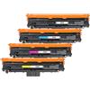 Skydo 220A Toner Compatibile con H P 220A 220X Toner per H P 4302dw 4302fdw | per H P Color LaserJet Pro MFP 4302dw 4302fdw 4302fdn 4202dw 4202dw, cartuccia toner W2200A W2201A W2202A W2203A