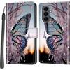 Salanheo Cover per Samsung Galaxy S26 FE, Ali farfalla | Portacarte, Chiusura Magnetica, Flip Case, Antiurto Custodia, Funzione Stand