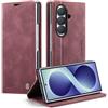 Phernykas Custodia Portafoglio Libro RFID per Samsung Galaxy Z Fold 8 Ultra | Flip Book Cover in pelle PU, Porta Carte, Protezione Astuccio, Telefono Libretto Case per Z Fold 8 Ultra, Vion-rosso
