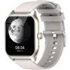 LAOYABB Smartwatch Uomo Donna, Sportivo Fitness Tracker con Effettua o Risposta Chiamate, 2.01 Intelligente Orologio con Contapassi/Cardiofrequenzimetro/Sonno, IP68 Smart Watch per Android iOS