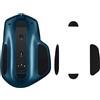 ELLENNE Set Piedini Logitech MX Master 1 2S Mouse Gommini Ricambio (Nero) | Compatibilità Garantita, Ultra resistenti, Installazione Facile