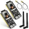 Heemol 2 schede di sviluppo ESP32-S3-CAM con fotocamera OV5640 e antenna | Heemol per modulo ESP32-S3-N16R8, processore dual-core 240 MHz, chip CH340, con Wi-Fi, Bluetooth per IoT