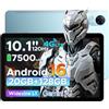 DOOGEETab TAB G5 Android 16 Tablet 10 Pollici 120Hz, 20GB RM+128GB ROM (2TB TF), Tablet with Sim, Unisoc T7200 Octa-Core, 7500mAh, 4G LTE/WiFi 5, Face ID, Widevine L1, Doppi Altoparlanti,Jack Cuffie 3,5mm,Blu
