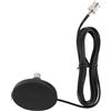 Ubric Cavo di prolunga per antenna, connettore BNC maschio e femmina con base magnetica potente per microfono wireless Q9, cavo RG174 (3 metri)