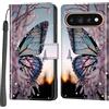 Salanheo Cover per Google Pixel 9 Pro XL / 10 Pro XL / 11 Pro XL, Ali farfalla | Portacarte, Chiusura Magnetica, Flip Case, Antiurto Custodia, Funzione Stand