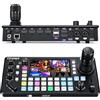 Chameye M500 Mixer video 4K, switcher video HDMI 4K, schermo da 5,5 con joystick 4D per controller PTZ, audio XLR professionale, registrazione USB/SD, ingresso 4K60FPS e uscita 1080p60FPS