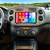 Loddery Autoradio per Volkswagen Tiguan 2009-2011 con Wireless Carplay Android Auto | 4+64G Android 14 9 pollici Touch Screen Stereo Radio Lettore Multimediale con navigazione GPS SWC Mirror Link FM RDS WiFi