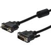 DIGITUS Cavo di prolunga DVI, DVI(24+1), 2x ferrit M/F, 2,0 m, DVI-D Dual Link, nero