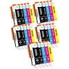 Hyggetech 25 cartucce di ricambio per PGI-550 CLI-551 compatibili con Canon IP7250 MX925 MX725 MG5550 MG5650 MG7550 MG6650 MG5450 MG6350 MG6450 MG7150 IP8750 IX60 IX60 850