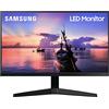 Samsung Monitor 24 Samsung F24T350FHR Pannello LED IPS Full HD 1080p 16:9, Porte Video HDMI VGA, Refresh Rate 75 Hz