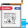 MOBILEX® Batteria EB-BA405ABE per Samsung Galaxy A40 (2019) | 3100mAh - OEM | Interna di Ricambio con Adesivo | EB-BA405ABU | Capacità Originale