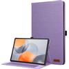 Generico DayQiQiPu Custodia per Lenovo Yoga Tab TB710FU, TB710FF (11,1 Pollici) Flip Caso con Supporto e Slot per Schede, Auto Sveglia/Sonno, Regolazione Multi-Angolo Antiurto - Denim Viola
