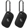 Generic Confezione da 2 custodie protettive per Tile Life360 Pro 2024, portachiavi in silicone anti-perdita, resistenti ed eleganti, impermeabili, anti-caduta, custodia per localizzatore per cani e gatti,