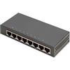 DIGITUS Switch di Rete Poe - 10 Porte - Gigabit Ethernet - L2 gestito - 8X RJ45-2X SFP uplink - 86W Poe Budget - 10/100/1000 Mbit/s - Nero