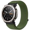 GIOPUEY Cinturini Compatibile con Amazfit T-Rex Ultra 2, Cinturino in Morbido Nylon Intrecciato [Unisex] [Traspirante] - Dark Green