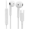 pluX Cuffie USB C per Samsung Galaxy A55 A35 S24 A53 A33 A54 A34 S23, auricolari magnetici USB C con microfono, auricolari con cavo, auricolari USB tipo C per iPhone 16 15 Pixel 9 8a 7a 6a Oneplus 10T