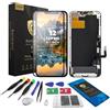AuraLens Schermo sostitutivo per iPhone 12 e 12 Pro, kit display LCD touch | A2172 A2402 A2403 A2404 A2341 A2406 A2407 A2408, FHD INCELL Digitizer 6,1 pollici, COF, pretestato, strumenti, adesivo, nero