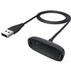AWINNER Caricabatterie compatibile per Fitbit Inspire 2, supporto per stazione di ricarica con clip di ricarica in plastica di alta qualità, per Inspire 2 Health & Fitness Tracker