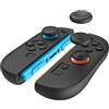 Generico Per Joy-Con 2 astuccio in gomma siliconica per Switch2 per Joycon Manicotto di protezione del controllore (nero)