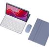 TSATAULE Custodia con Tastiera per Lenovo Idea Tab 11 Pollici 2025 / Tab M11 11 Pollici 2024, Tastiera Wireless Staccabile Magneticamente, Mouse Bluetooth 2.4G,Viola