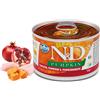 Farmina Cane N&D Pumpkin Adulto Mini Pollo, Zucca & Melograno Lattina 140 Gr