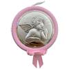 Valenti&Co Capezzale Medaglione CapoCulla Bimba con placchetta in Argento