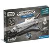 Clementoni Scienza - Mechanics Space Shuttle - Set di costruzione meccanica, modellino di traghetto spaziale, kit Stem per scienza e apprendimento, per bambini dai 6 anni in su - 55694