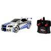 Jada Fast&Furious RC Nissan Skyline GTR 1:16, radiocomando con telecomando, colore: blu / argento (253206007)