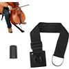 Helweet Cello Endpin Tappo di chiusura con cinturino antiscivolo - Violoncello Endpin Holder e protezione con spugna antiscivolo