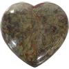 PATIKIL Cristallo Naturale A Forma Di Cuore 1.2 Pollici Rosso Marrone | Mini Pietra Levigata Cristallo Amore, Pietra Tascabile Incisa, Per Donne Regalo Meditazione
