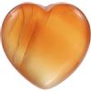 PATIKIL Cristallo Naturale Pietra Mini Levigata Da 1.2 Pollici Agata Rossa | Per Donne Regalo Meditazione, Pietra Tascabile Incisa, A Forma Di Cuore, Gemma Dell'Amore