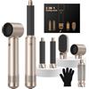 OKWRAP Asciugacapelli 5 in 1 Air Styler Hairstyler Spazzola ad Aria Calda | Airstyler 1000W Styler Capelli Combina Asciugacapelli, Arricciacapelli Automatico, Piastra Capelli e Spazzola Ad Aria Calda