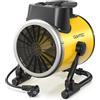 DAHTEC Termoventilatore Industriale 3000W IP24 con Termostato, Portatile | Riscaldatore da Cantiere, per Garage Officina Cantiere, Acciaio, Certificazione CE
