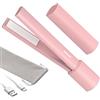 OBEST Mini Piastra Capelli Professionale 2-In-1,Mini Piastra per Capelli Corti da Viaggio Portatile,Riscaldamento Rapido 30s,Adatta per Uomini e Donne,per Stili Ricci e Lisci