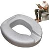 Generic Rialzo per sedile WC, impermeabile, universale, morbido, 8,9 cm | Seniors Elevated Toilet Seat Pad per anziani disabili incinta casa bagno doccia appartamento dormitorio hotel