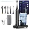 Benhip Spazzolino elettrico 2 in 1 con idropulsore combinato
