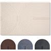 Tuocal Zerbino antiscivolo per interni ed esterni, 60 x 90 cm | Altamente assorbente, basso profilo, lavabile in lavatrice, zerbino per ingresso, ingresso, corridoio, porta di casa