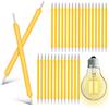 Hemobllo 100 Pezzi 38 Mm Duro LED Lampade a Filamento Bianco Caldo Ricambi Per Riparazioni Diy Lampade E Luci